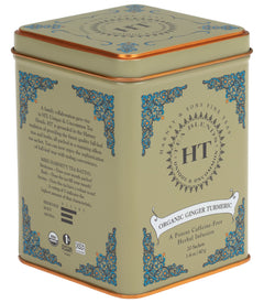 Organic Ginger Turmeric, HT Tin of 20 Sachets