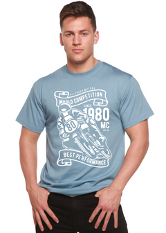 World Competition Men's Bamboo Viscose/Organic Cotton Short Sleeve Graphic Graphic T-Shirt
