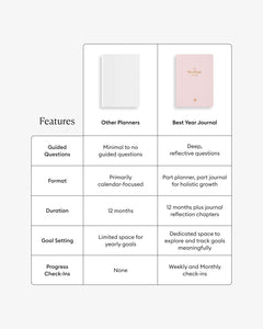 Best Year Journal - Pink