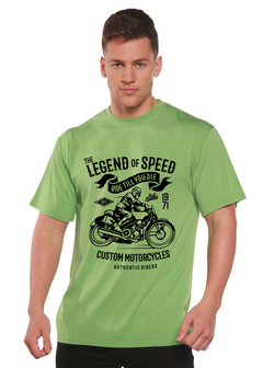 The Legend of Speed Spun Bamboo® Men's Bamboo Viscose/Organic Cotton Short Sleeve Graphic T-Shirt