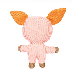 Milou & Lumi Pet Plush Squeaky Toy - Pig