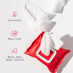 Whole Body Antiperspirant Wipes