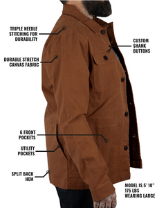 Heston Chore Coat - Black