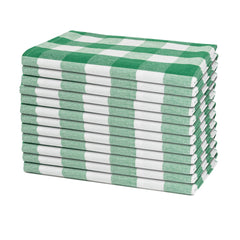 Plaid Dinner Napkins