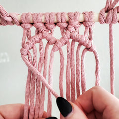 Macrame wall hanging pdf pattern "valentine"