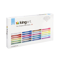 Tempera Paint Thin Sticks, 24 Colors